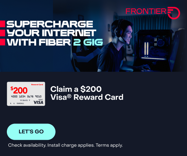 Frontier banner ad