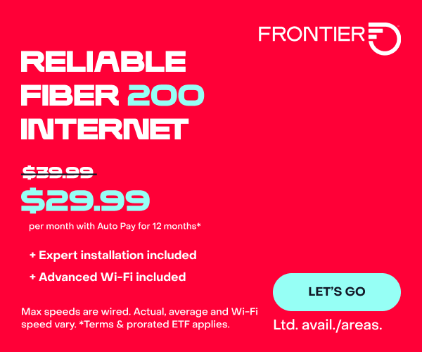 Frontier Fiber 200 Internet